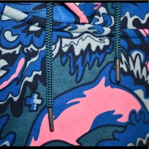 Pink Dolphin Blue Forest Hoodie